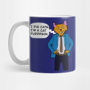 Business Cat Digs Cats Mug